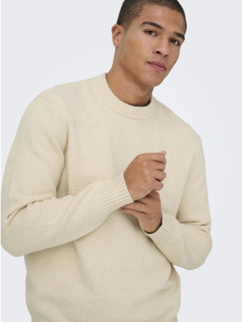 Relaxed Fit Crew Neck Lange Mouwen (L/M) Heren