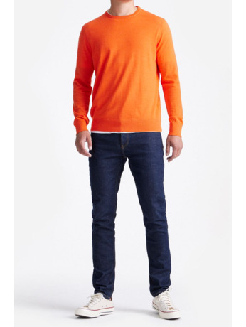 King Essentials The John Pullover Merino Oranje