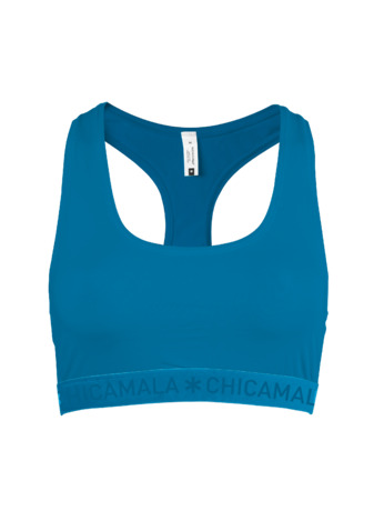 Dames 1-pack racer back effen Green