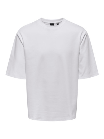 Relaxed Fit O-hals T-shirt met korte mouwen in relaxte pasvorm voor heren Heren