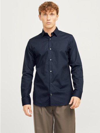 JPRBLALEEDS PRINT DOBBY L/S SHIRT L