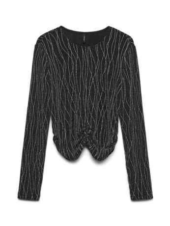 Cropped Fit O-Neck Long Sleeves (L/S)