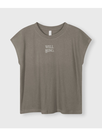 10DAYS Dames korte mouw linnen t-shirt