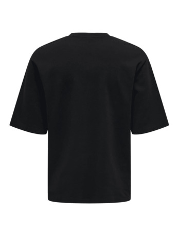 Relaxed Fit O-hals T-shirt met korte mouwen in relaxte pasvorm voor heren Heren