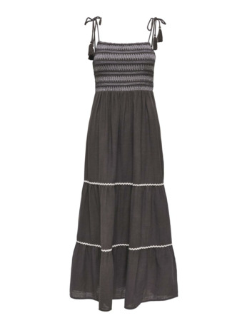Regular Fit Square Neck Sleeveless (S/L) Zomerjurk met vierkante hals en dunne bandjes