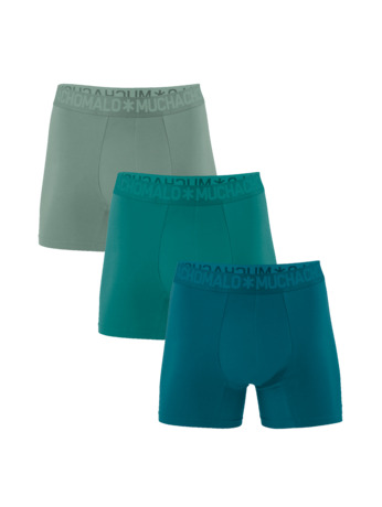 Heren 3-Pack Bamboe Boxershorts Effen