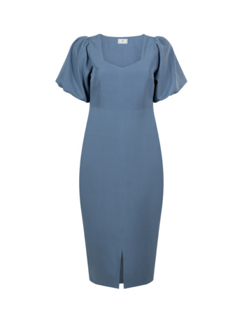 Aaiko Dames jurk blauw iris elastaan