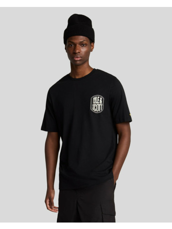 Embroidered Badge Graphic T-shirt