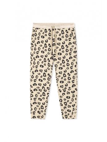 10DAYS Dames cropped jogger luipaard katoen broek