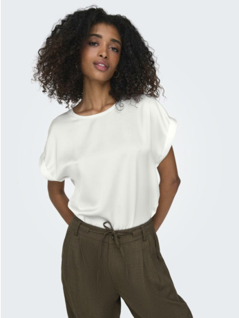 Regular Fit O-Neck Short Sleeves (S/S) O-hals top met korte mouwen voor de vrouwelijke stijl