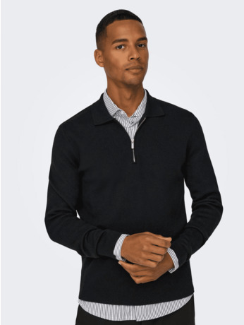 Polo met lange mouwen (L/S) met normale pasvorm Heren