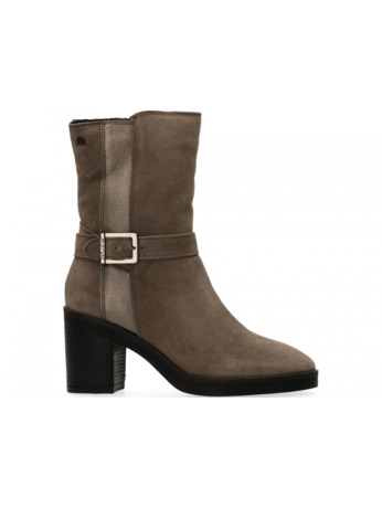 Veda Enkellaarsjes op hak Taupe