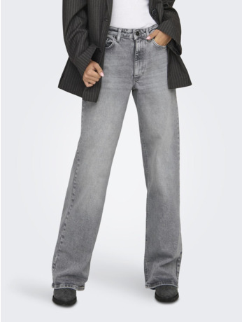 Wide Leg Fit Jeans met hoge taille en brede pasvorm en muntzakje