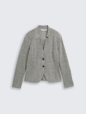 Aansluitende jacquard blazer