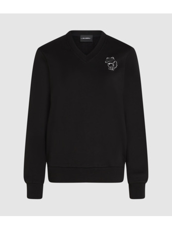 CHOUPETTE V-NECK SWEATSHIRT