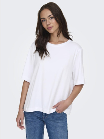 Loose Fit O-Neck Short Sleeves (S/S) Basic O-hals T-shirt met losse pasvorm en korte mouwen