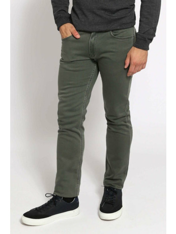 Suitable Kant Jeans Groen