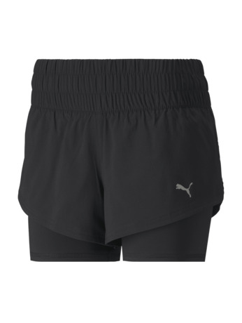 Laatste Ronde 2in1 Short Puma Zwart Vrouwen