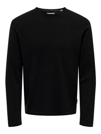 Relaxed Fit Crew Neck Lange Mouwen (L/M) Heren