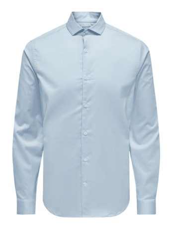 Slim Fit Overhemdkraag Lange Mouwen (L/M) Heren