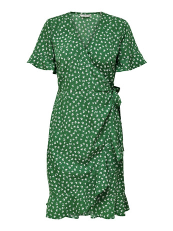 Regular Fit V-Neck Short Sleeves (S/S) Wikkel jurk