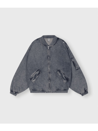 10DAYS Dames denim bomberjack katoen lyocell