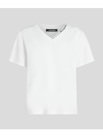 LINE SIGNATURE V-NECK T-SHIRT