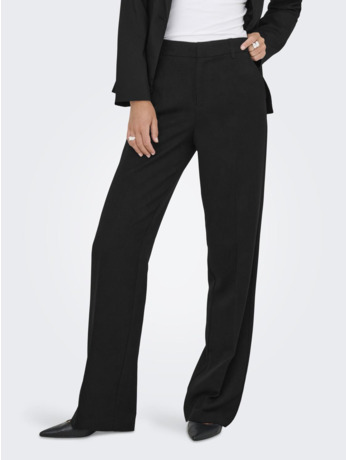 Straight Tapered Fit Broek met wijde pijpen, Straight Tapered Fit en hoge taille
