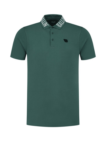 Jacquard Logo Polo Heren