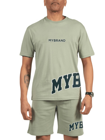 MYBRAND Vet Embleem T-shirt MANNEN