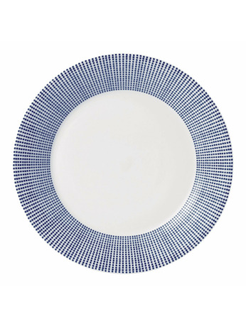 Pacific Plate 24cm 9.4in Blue Dots