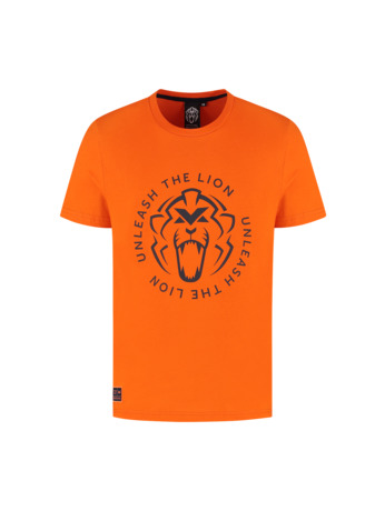 T-Shirt - Oranje - Unleash The Lion