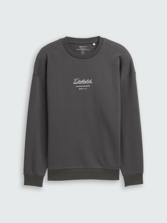 Ontspannen basic sweatshirt