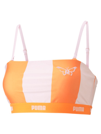 PUMA x DUA LIPA Striped Bralette Carrot