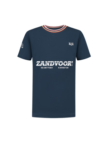 Kids - T-shirt - Navy - MV Official x Zandvoort