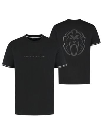 T-shirt - Zwart - Unleash The Lion