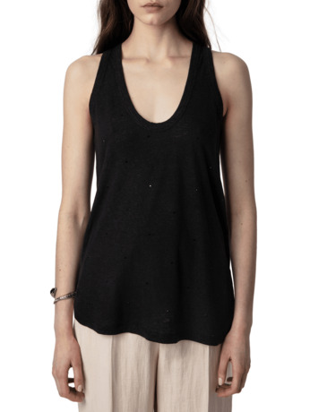 Samy ao dots strass TANK TOP WOMEN