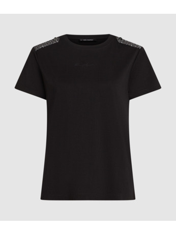BOUCLE DETAIL T-SHIRT