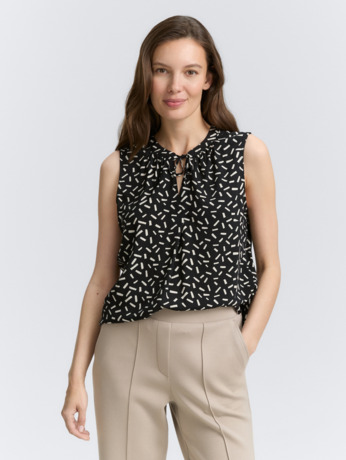Blouse met riemen