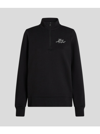 SIGNATURE VARSITY ZIP SWEAT