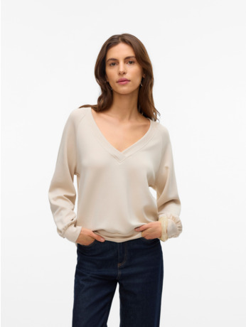 VMHALI LS V-NECK TOP JRS GA BOO