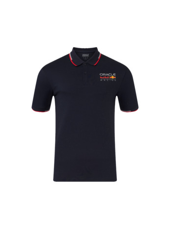 Full Colour Logo Polo - Navy - Red Bull Racing