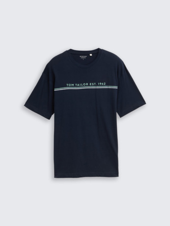 T-shirt met logo-opdruk