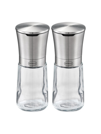 Spice Mill Set stainless steel 2 pcs