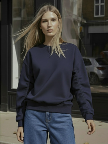 HDMAGGIE GATHERED SLEEVE SWEAT