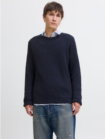 JJPANNEL KNIT CREW NECK AW25