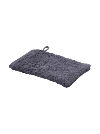 Sava - Washandje - GOTS KATOEN - 16x22 cm - Dark grey