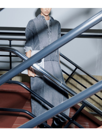 10DAYS Dames broek Billie dress jog denim katoenmix