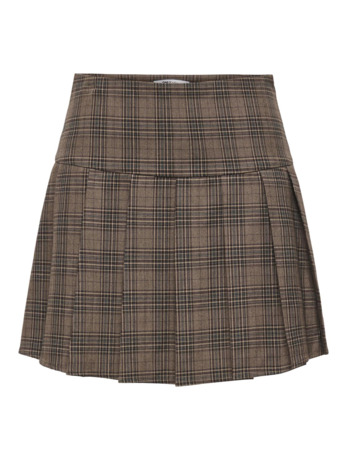 ONLTARY CHECK PLEAT SKIRT TLR