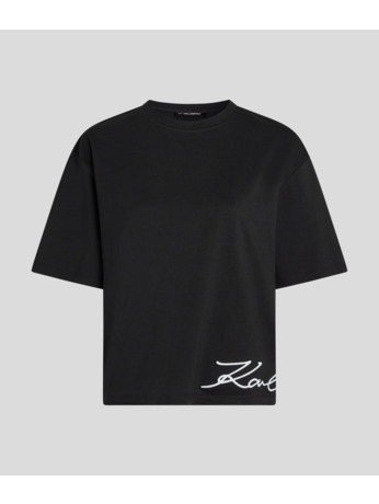 SIGNATURE EMB EDGE T-SHIRT